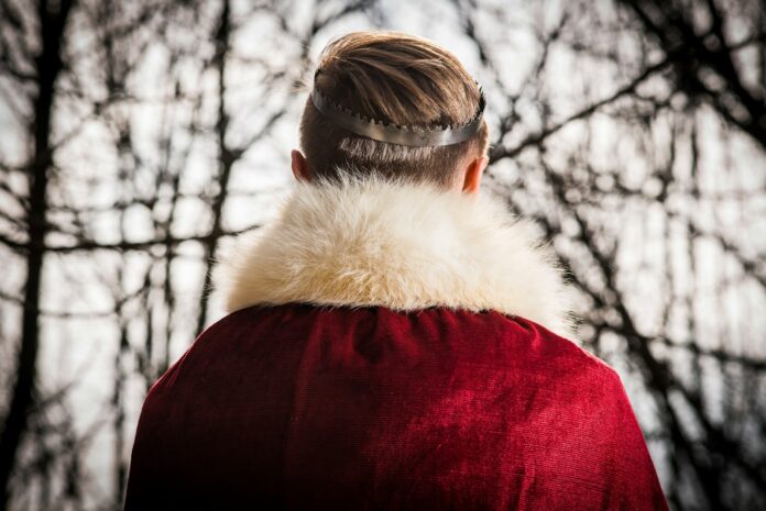 person wearing red and white coat