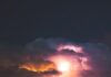Veja Jesus na tempestade lightning strike at night
